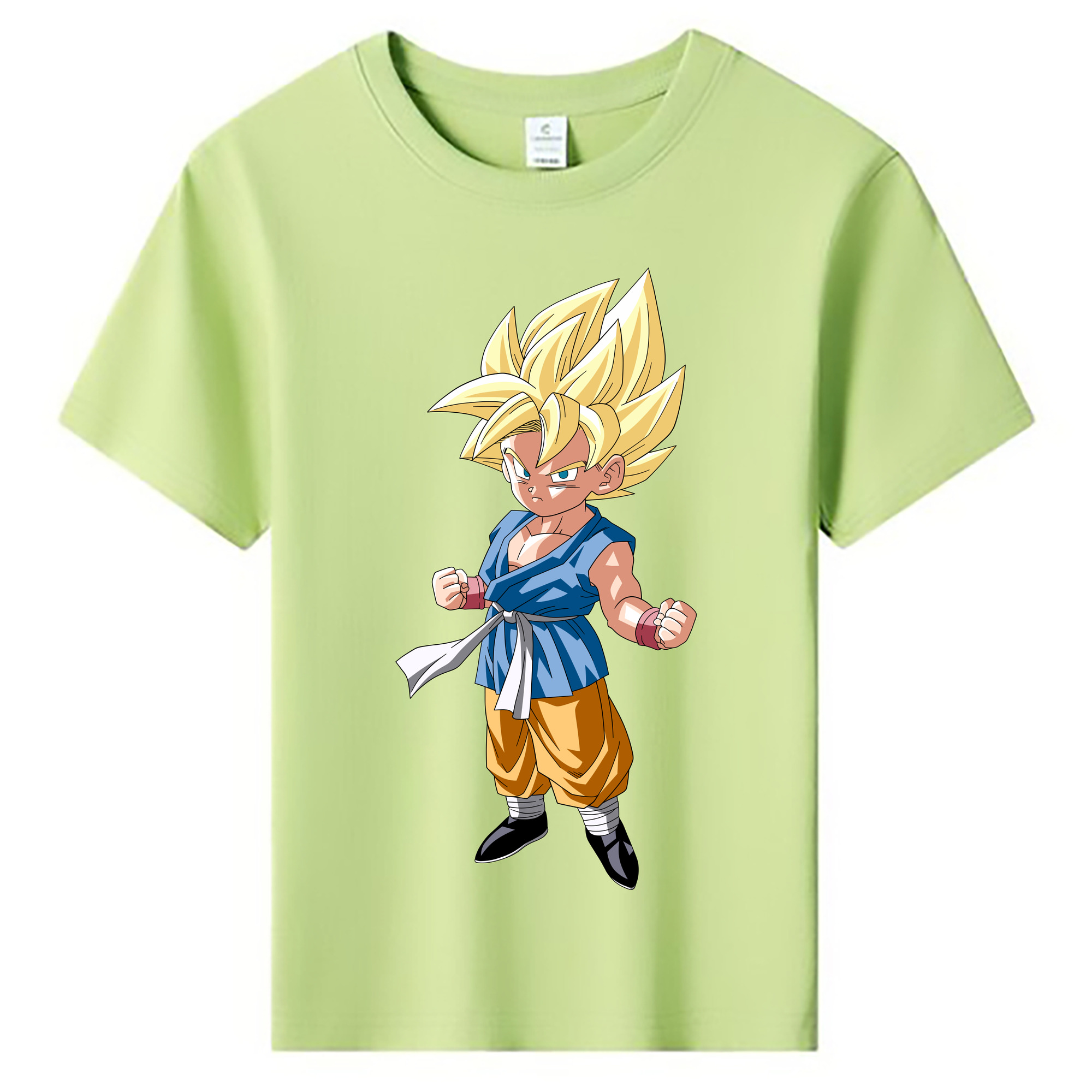 （画像用） ドラゴンボール 孫 悟飯（そんごはん）DRAGON BALL Son Gohan 綿100％キッズTシャツ（フロントプリント）